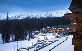 Pre-paid counter for pony services in Gulmarg