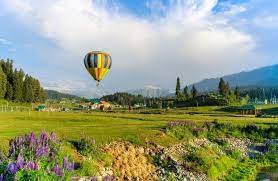 J&K tourism launched hot-air balloon ride at the Zabarwan Park